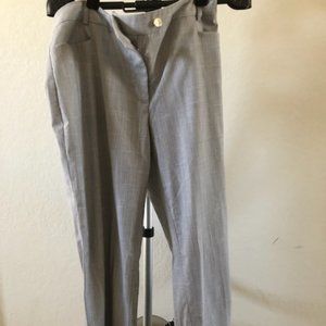 lightly checkered gray Calvin Klein pants size 8